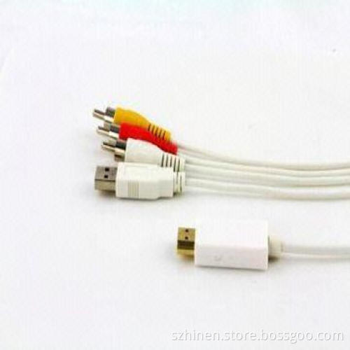 HDMI to CVBS adapter suitable for the car with audio-in